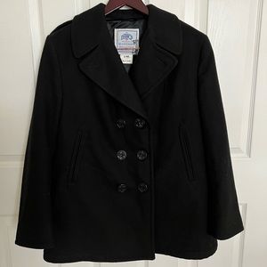US Navy DSCP Military Issue Peacoat 100% Wool Sz 14